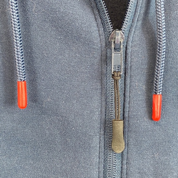 True Religion full zip hoodie M super soft large logo fleece lined casual Y2K - Picture 10 of 12